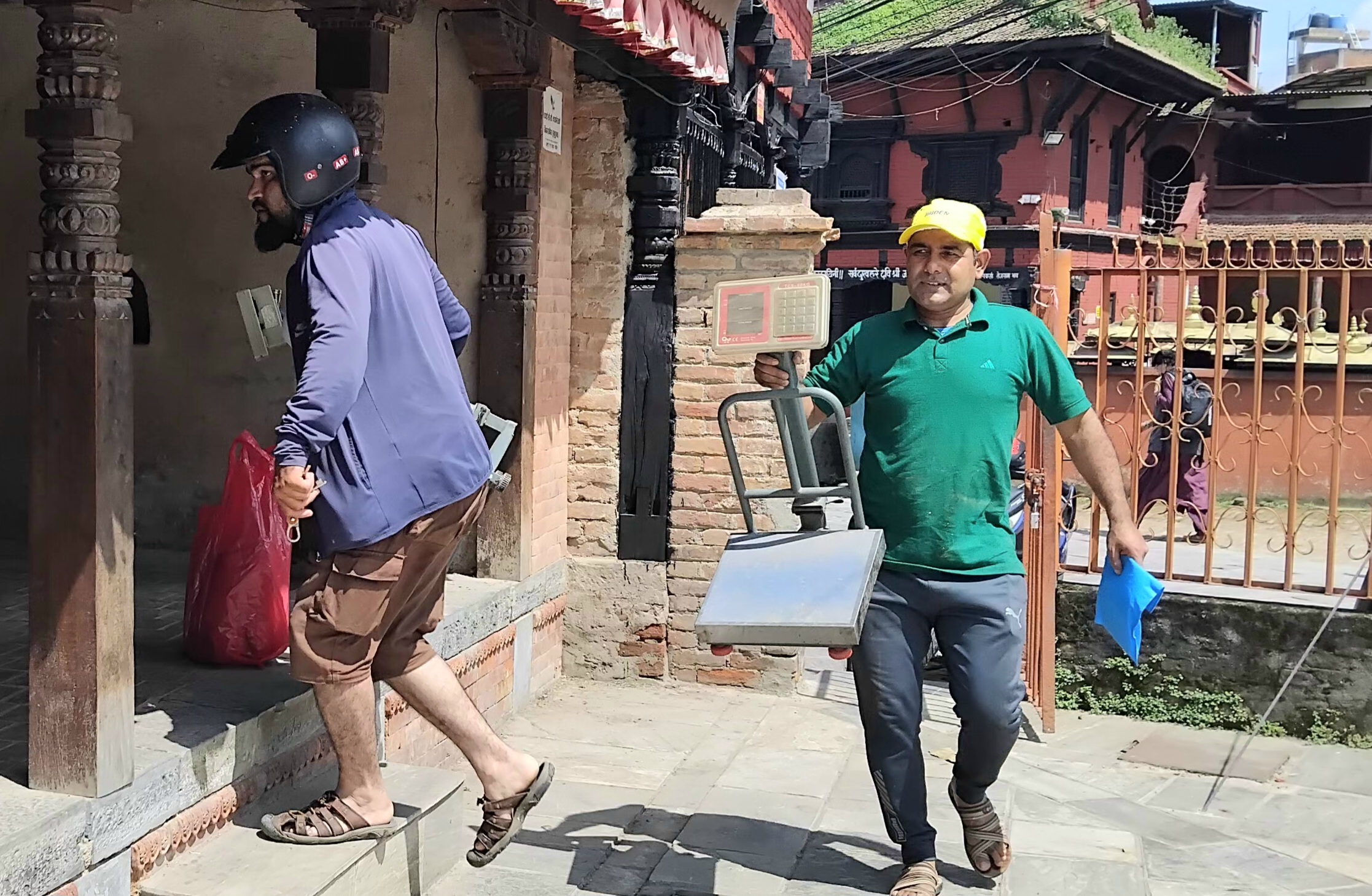 पाँचौं दिन बाराहीस्थानमा नापतौल डोर सेवा