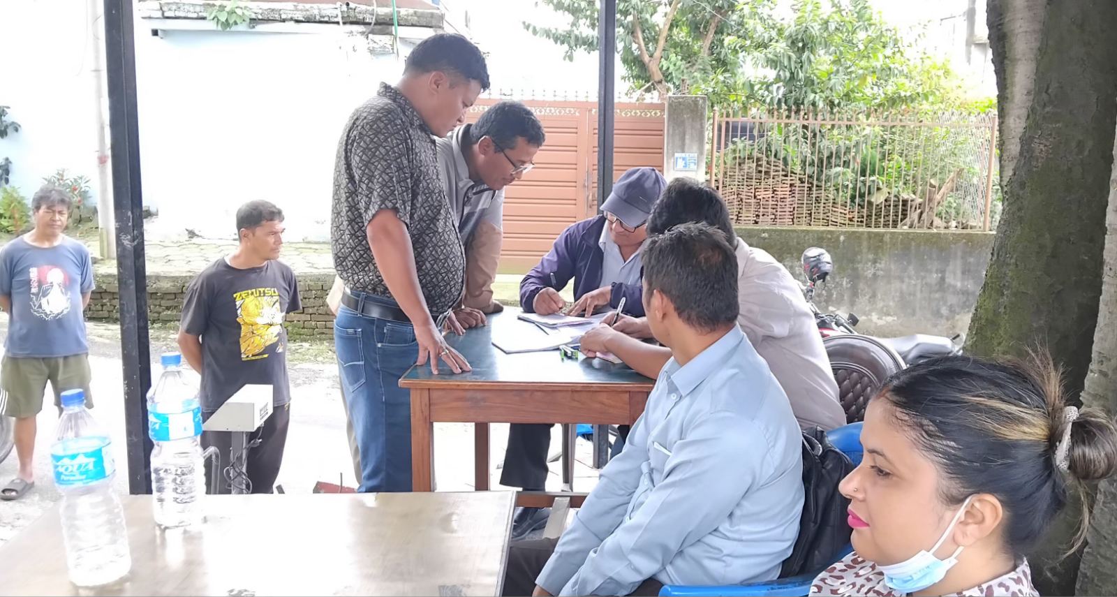 झौखेलमा दिइयो नापतौल डोर सेवा