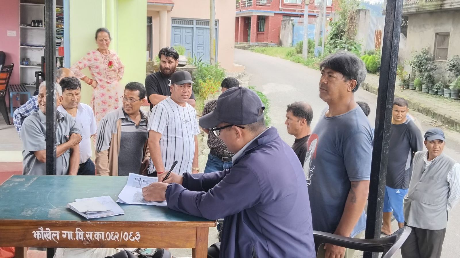 झौखेलमा दिइयो नापतौल डोर सेवा