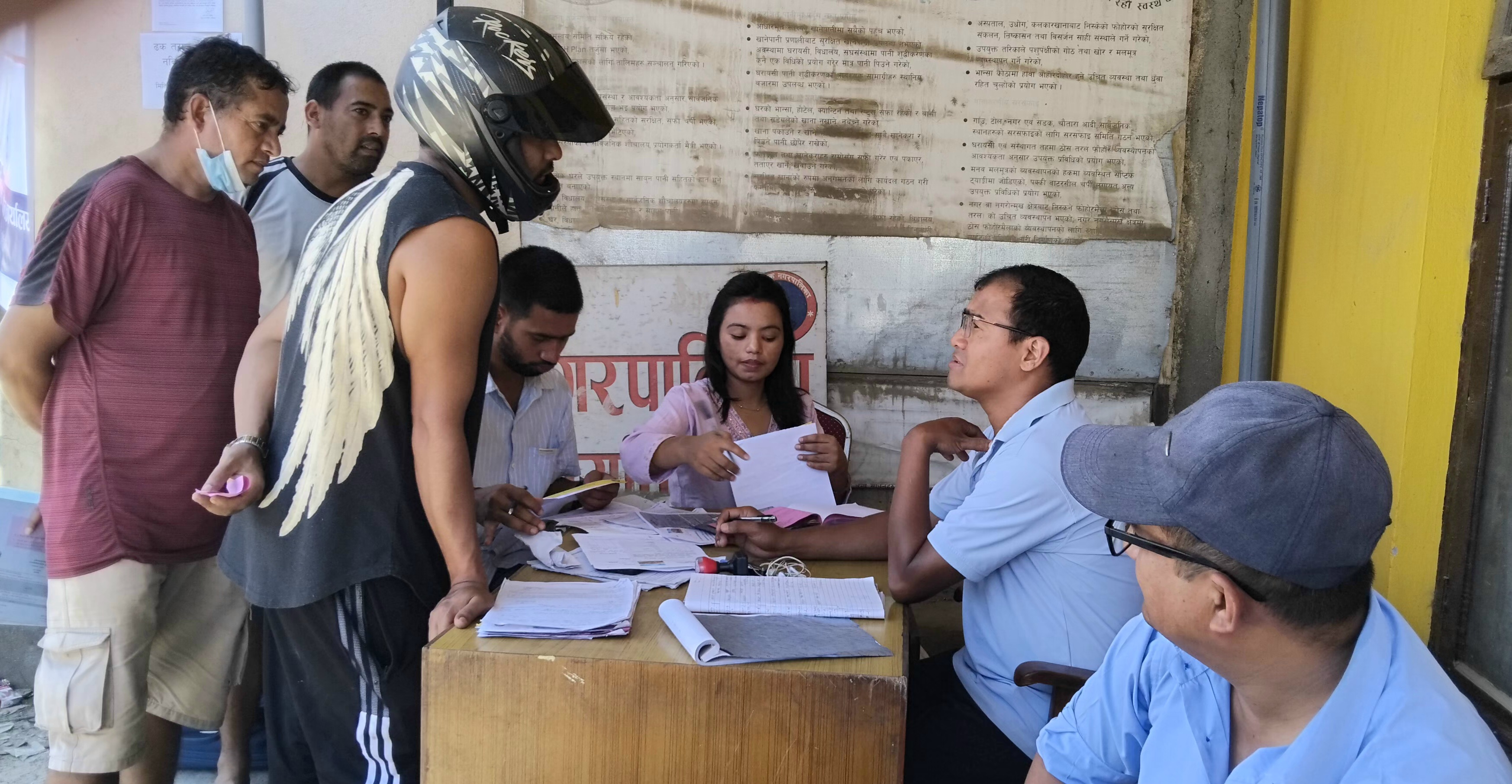 सूर्यविनायकको गाम्चाचोकमा नापतौल डोर सञ्चालन