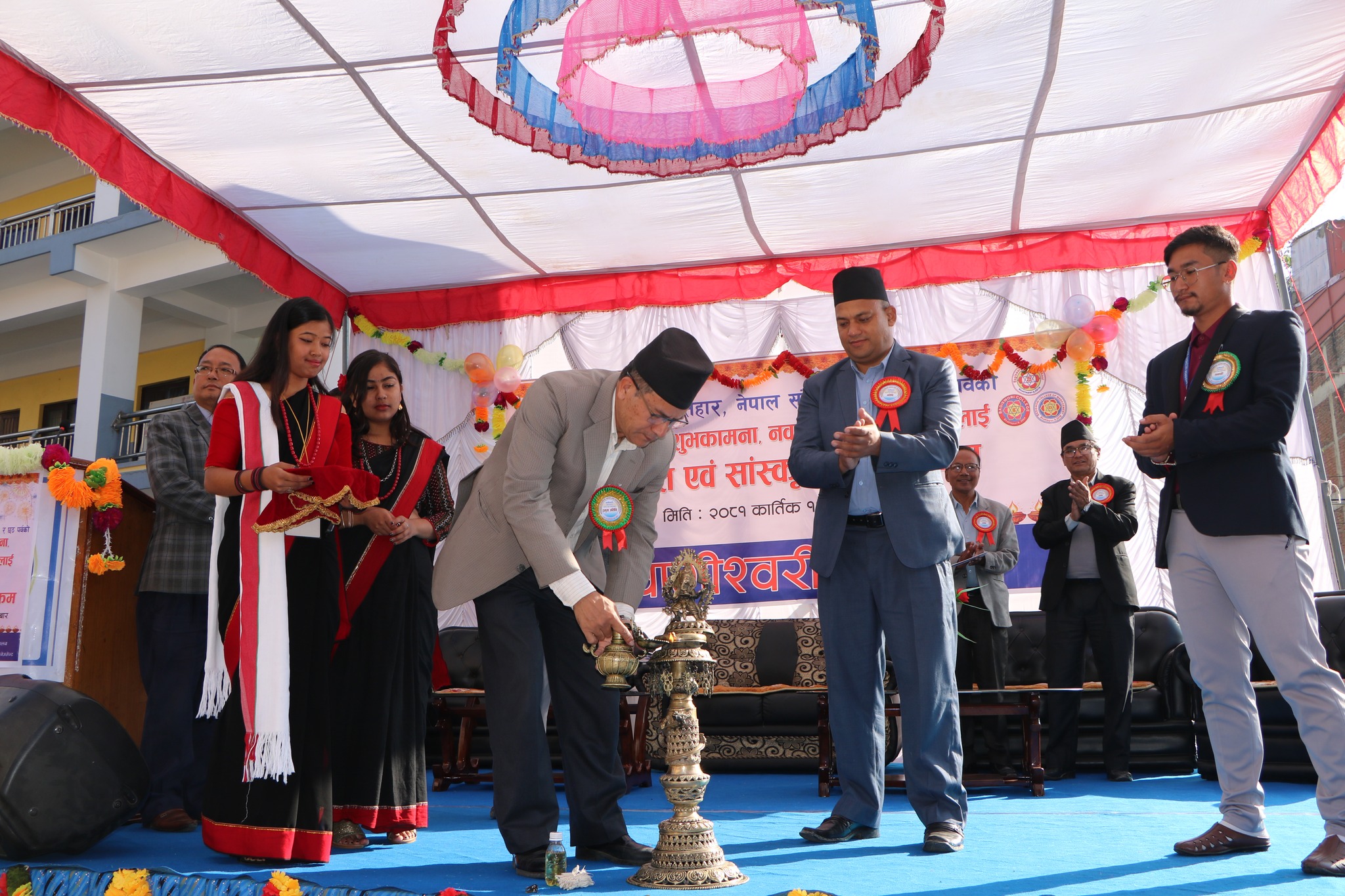 वागीश्वरीमा गरियो नवागन्तुक विद्यार्थीहरुलाई स्वागत 