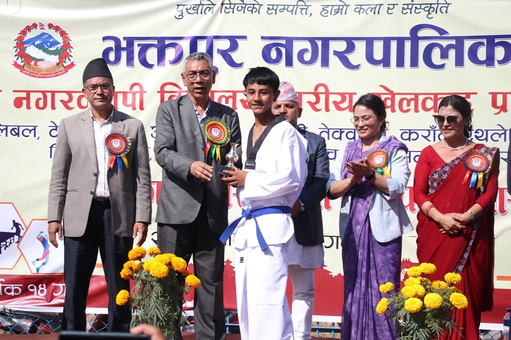 भक्तपुर नगरव्यापी विद्यालयस्तरीय खेलकुद प्रतियोगिता सम्पन्न