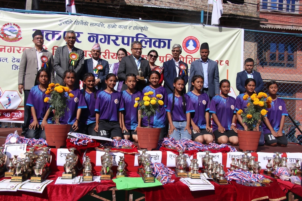 भक्तपुर नगरव्यापी विद्यालयस्तरीय खेलकुद प्रतियोगिता सम्पन्न