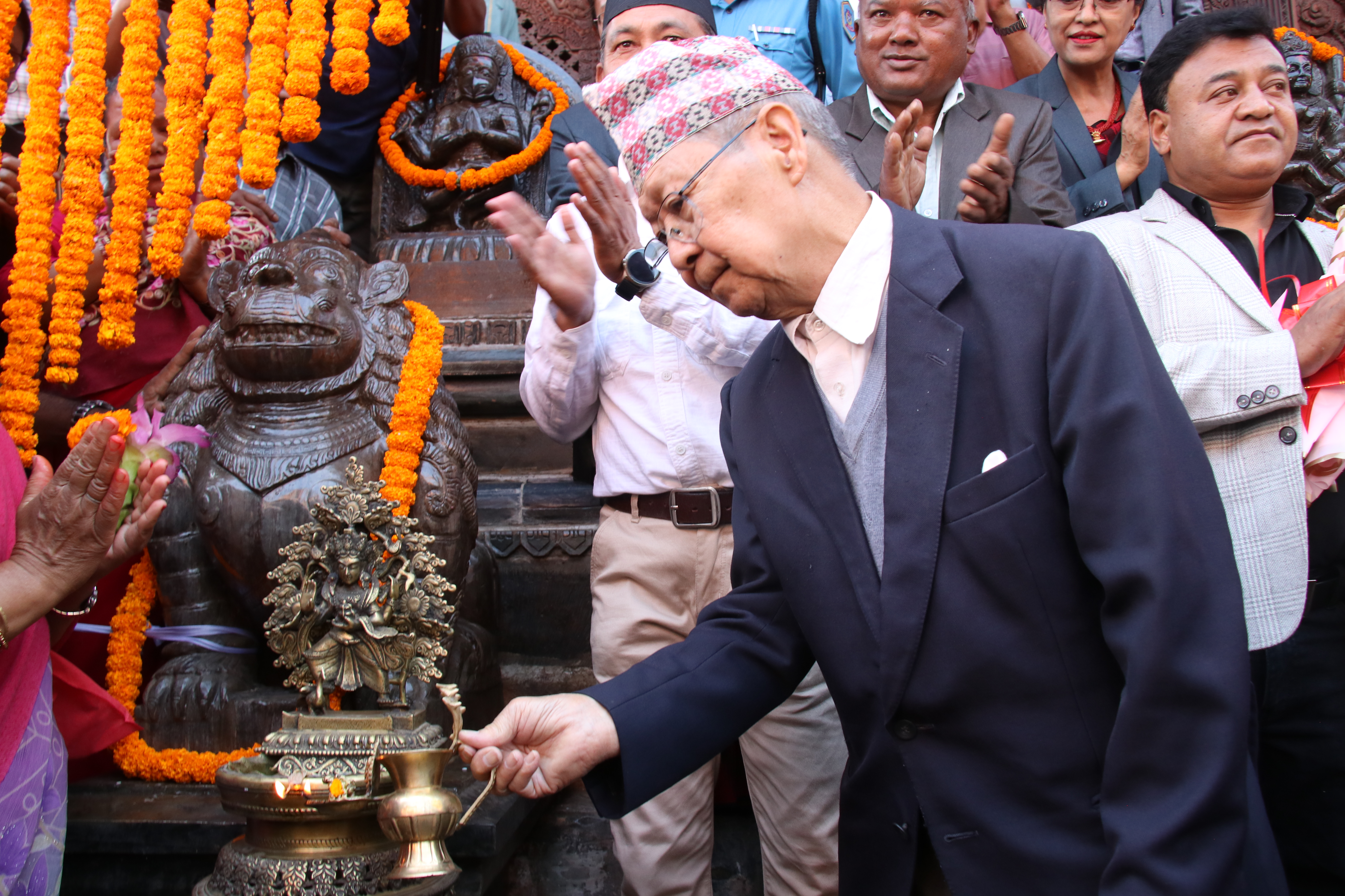 गःहिटीस्थित लक्ष्मीनरसिंह मन्दिर उद्घाटन