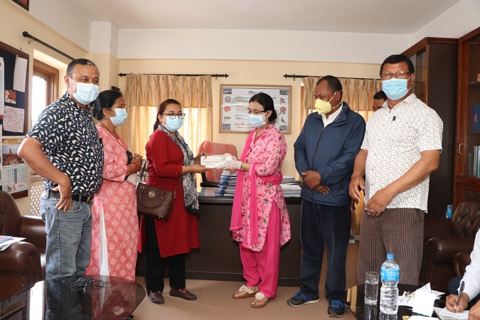 प्रकोप व्यवस्थापन कोषमा आज थप रु. १८ लाख ४२ हजार ६ सय ८६ रकम जम्मा