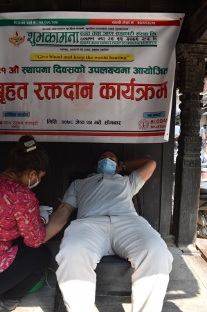 शुभकामना साकोसद्धारा रक्तदान कार्यक्रम सम्पन्न