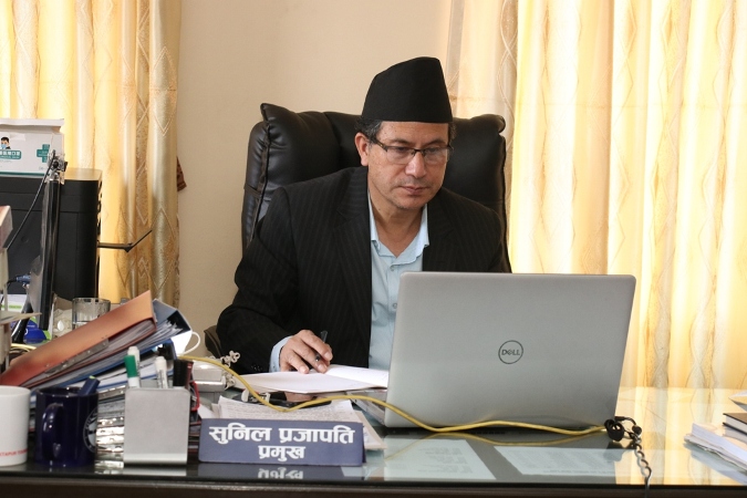 भक्तपुरमा तार भूमिगत गर्ने विषयमा अनलाइन बैठक