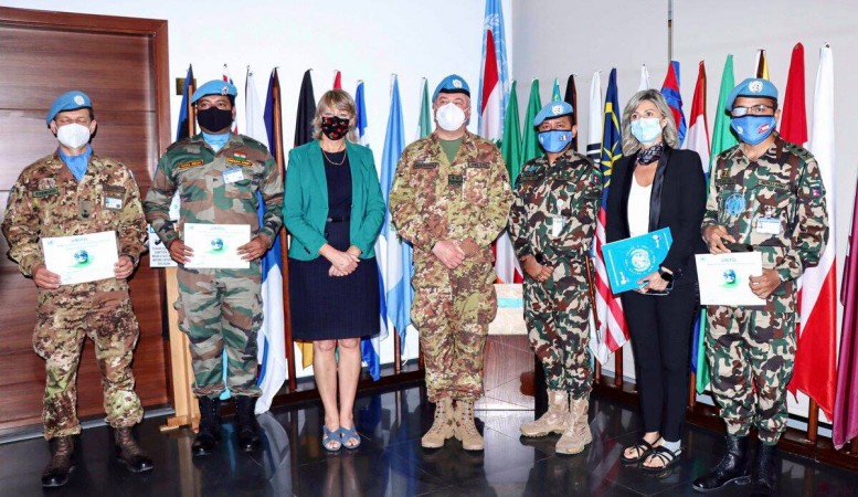 लेबनान मिशनमा नेपाली सेनालाई वातावरणीय सुरक्षा पुरस्कार