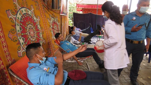 रक्तदान कार्यक्रम समापन