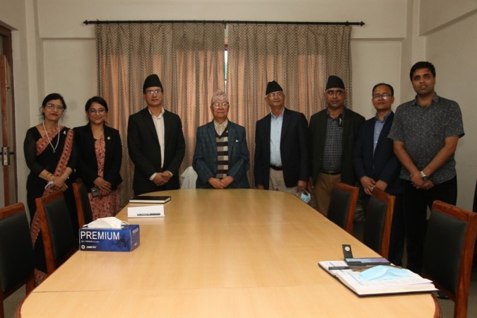 रोहितसित बागमती प्रदेशका मुख्यमन्त्री पौडेलको भेट