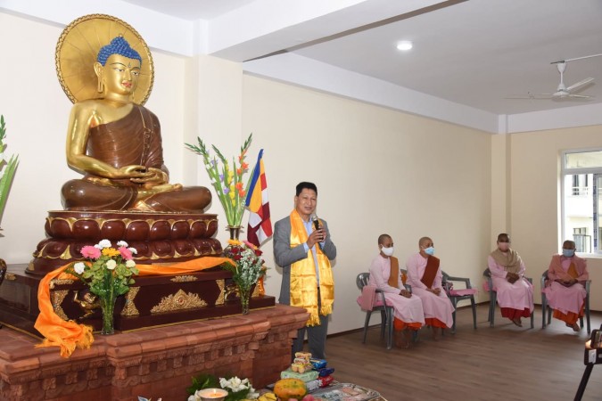 वुद्ध प्रतिमा अनावरण 