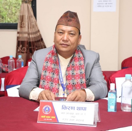 किन भए किरण थापा सूर्यविनायक नगरपालिका क्षेत्रका हिरो वडाअध्यक्ष ?