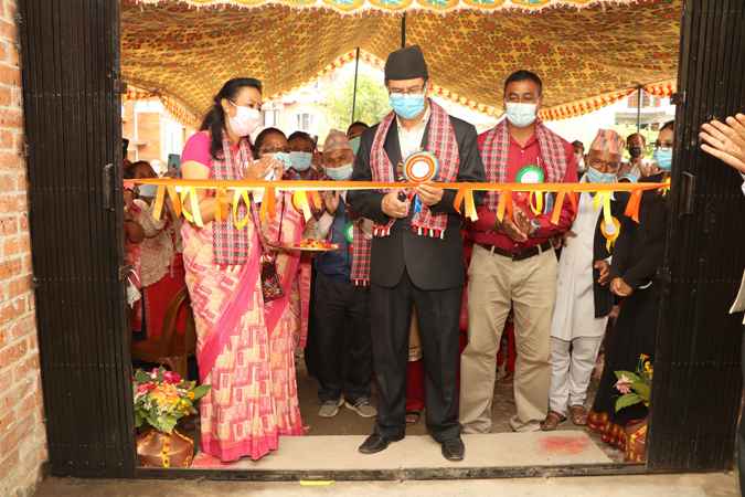 सिर्जनानगरमा नवनिर्मित आधारभूत स्वास्थ्य सेवा केन्द्र भवनको निर्माण