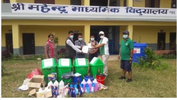 गोरखा वेल्फेयरद्वारा महेन्द्र माविलाई सहयोग