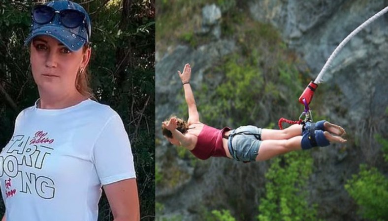 बन्जीजम्पका क्रममा  डोरी चुँडिएपछि ८० फिट तल खसेर महिलाको मृत्यु