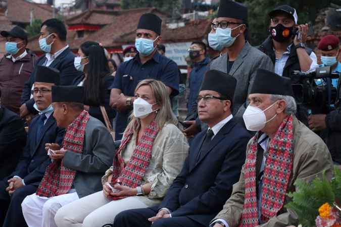 स्पेनिस संसदीय प्रतिनिधिमण्डल भक्तपुर भ्रमणमा