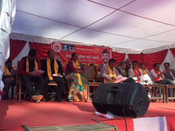 काभ्रेको रोशी गाँउपालिकालाई नेपाली काङ्ग्रेसमुक्त बनाउने धुलिखेल नगरपालिकाका मेयर व्यान्जुको घोषणा