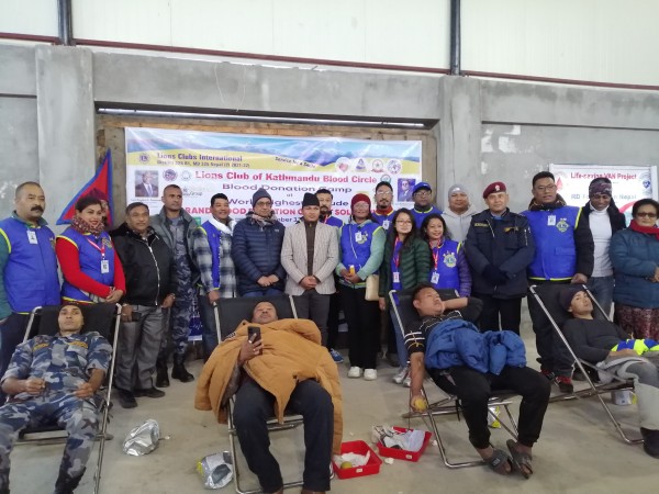 रक्तदानमा विश्व कीर्तिमानको दाबी