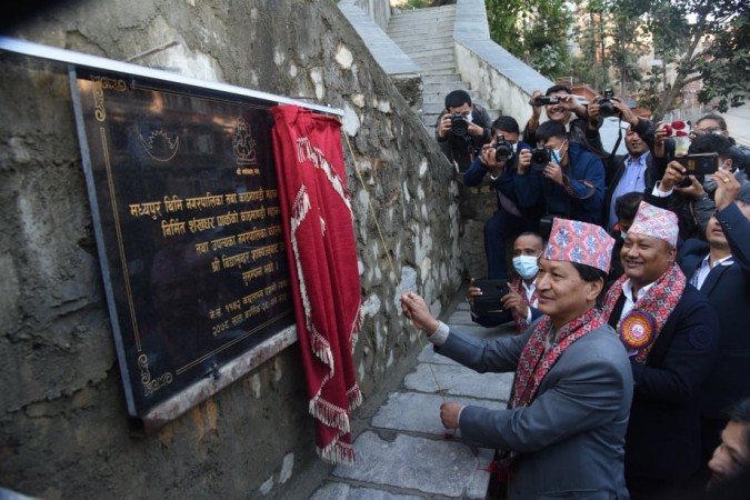 मध्यपुर थिमीमा शंखधर पार्क उदघाटन : पार्क बनाउन काठमाडौँ महानगरको आर्थिक सहयोग 