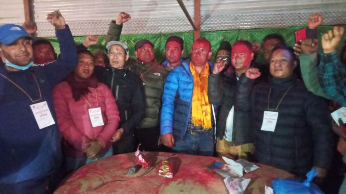 नेकपा माओवादी केन्द्र रोशी गाउँ कमिटीको अध्यक्षमा रेग्मी सर्वसम्मत निर्वाचित 