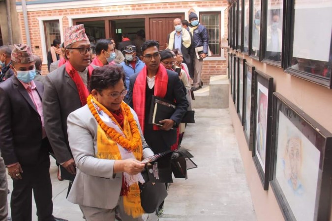 क्यानभासमा सत्यमोहन बा, प्रदर्शनी २५ गतेसम्म चल्ने