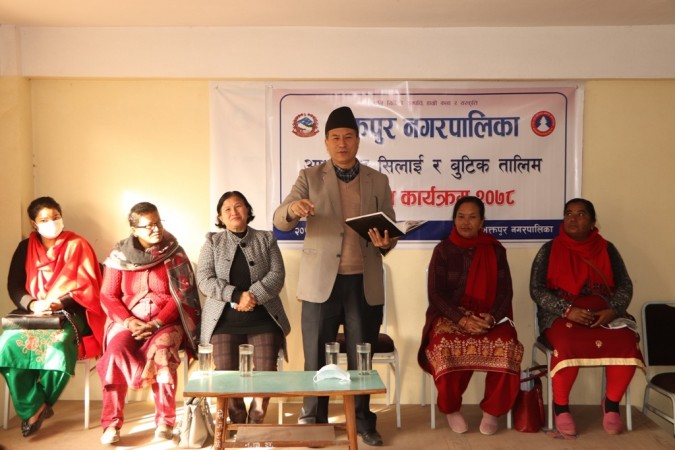 ४ महिने आधारभूत सिलाई र ६ महिने बुटिक तालिमको उद्घाटन