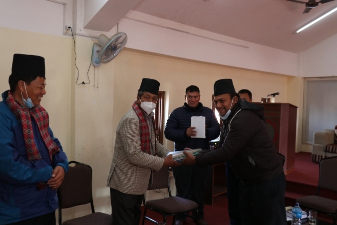 भक्तपुर नगरपालिकामा चन्द्रागिरीका प्रतिनिधि 