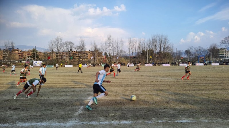 भक्तपुर कप फुटबल ः भक्तपुर र केदारनाथवीच घम्साघम्सी