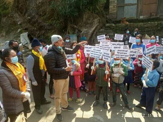 जुगल गाउँपालिकामा सरसफाई अभियान तीव्र