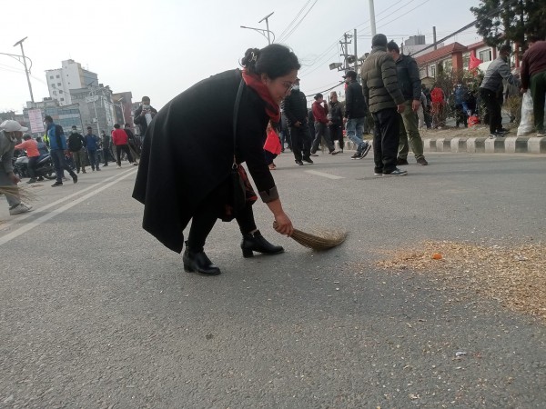 यस्तो रहयो आजको नेमकिपाको एमसीसीविरुद्धको प्रदर्शन