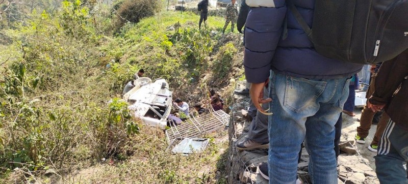 स्क्रोपियो पुग्यो २५ मिटर तल