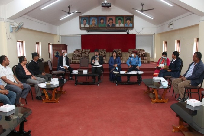भक्तपुरको प्रसिद्ध बिस्का जात्रा शान्तिपूर्ण रुपमा सम्पन्न गर्न सरोकारवालाहरुको बैठक