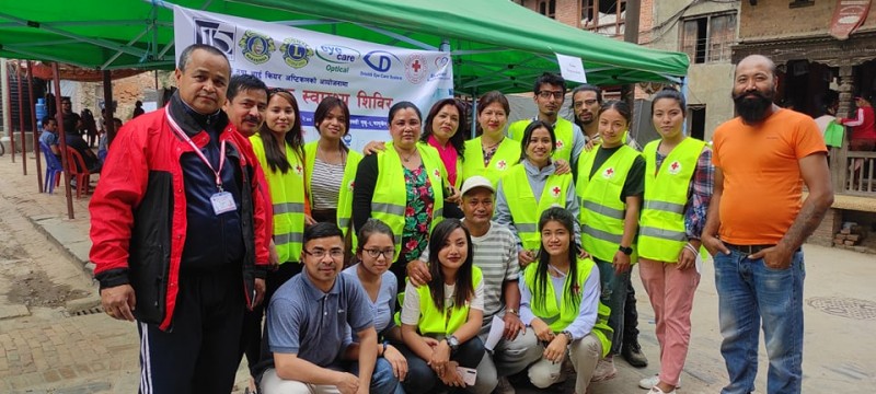 गोल्मढीमा बृहत निःशुल्क स्वास्थ्य शिविर सम्पन्न