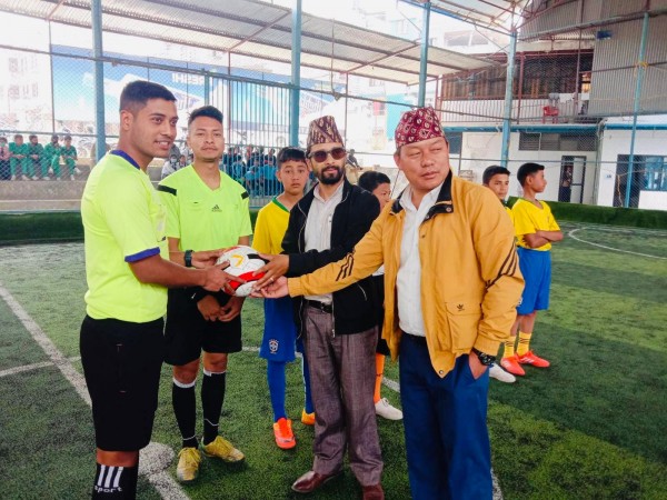 भक्तपुरमा जुनियर फुटसल प्रतियोगिता सुरु