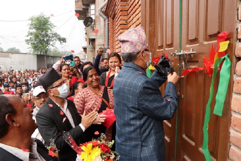  लिबालीस्थित कभर्ड हल उदघाटन