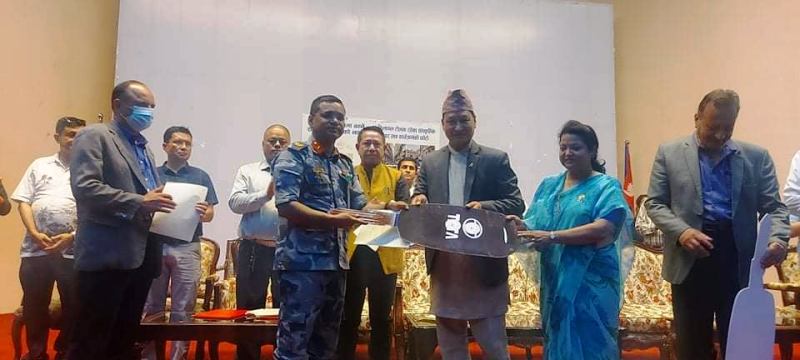 काठमाडौँ महानगरबाट १ करोड ८० लाख मूल्य बराबरका १५ ओटा शववाहन हस्तान्तरण