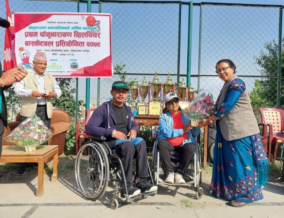 नेकको बास्केट कोर्टमा सकियो व्हिलचियर बास्केटबल प्रतियोगिता