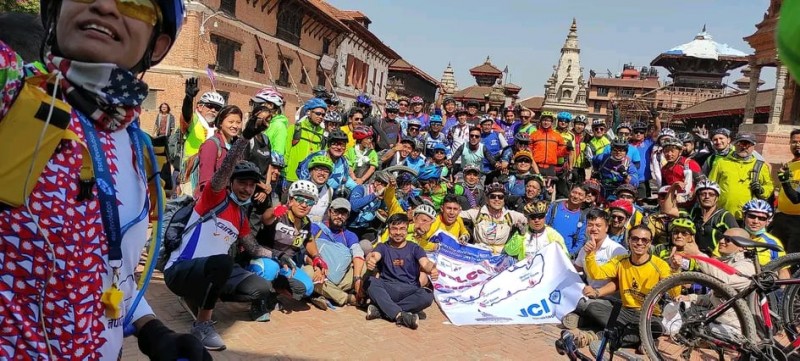 विश्व सम्पदा दिवसको उपलक्ष्यमा आठौँ सम्पदा साइकल यात्रा– साइकल कनेक्ट भक्तपुर र भक्तपुर जेसिजले गर्यो भक्तपुरमा स्वागत