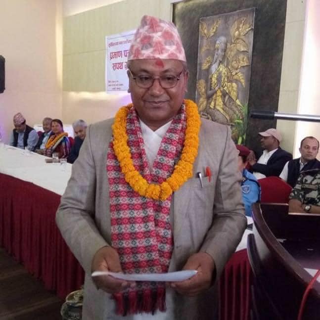 सूर्यविनायक नगरपालिकको मेयरमा बासुदेव थापा दोहरिए