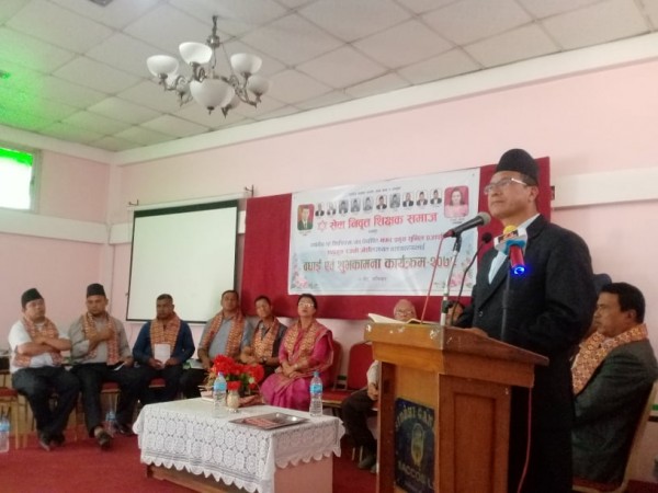 सेवा निबृत शिक्षक समाजले दियो भक्तपुर नगरपालिकामा नवनिर्वाचित जनप्रतिनिधिहरुलाई बधाई तथा शुभकामना