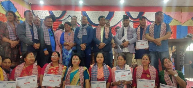 आज ललितपुरको गोदावरी र महालक्ष्मी नगरपालिकाको उपमेयर, वडा अध्यक्ष र सदस्यहरुको शथप तथा पदवहाली