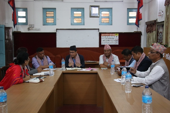 भक्तपुर जिल्ला समन्वय समितिको पहिलो जिल्ला सभाको बैठक सम्पन्न