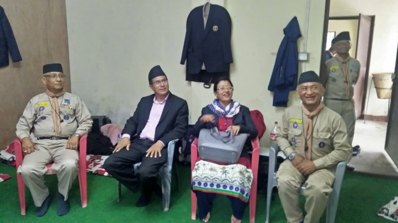 स्काउट एडभान्स तालिमको निरिक्षण
