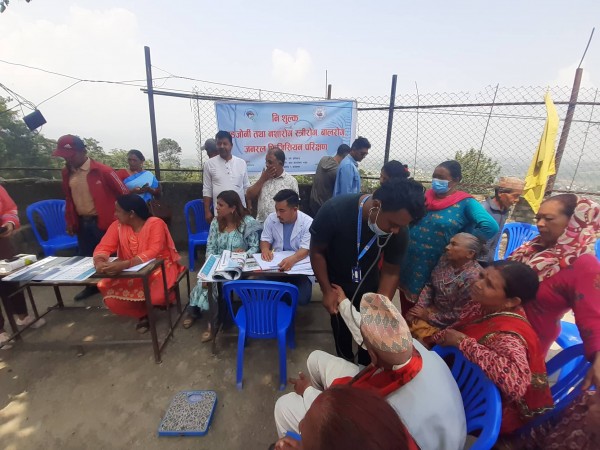 बागेश्वरीमा स्वास्थ्य शिविर सम्पन्न