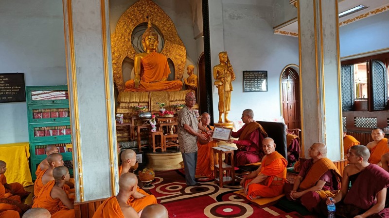 सामूहिक प्रब्रज्या तथा उपसम्पदा बौद्ध कार्यक्रम सुसम्पन्न
