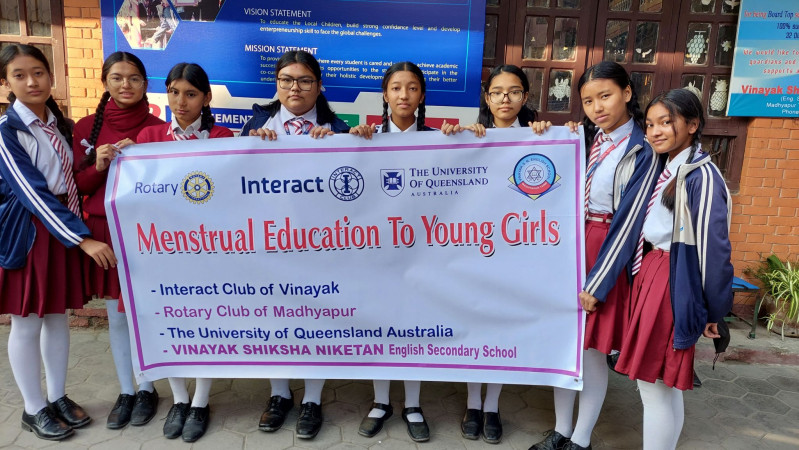 छात्राहरूको महिनावारी समस्या र समाधान विषयमा सचेतना