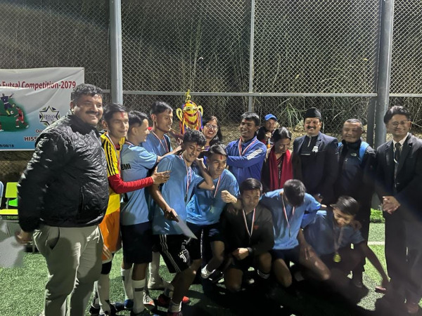 हिसान भक्तपुर +२ कलेज/स्कुल फुटसल प्रतियोगिता २०७९ सम्पन्न 