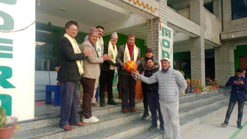 हिसान भक्तपुर २ कलेज र स्कुल बास्केटबल प्रतियोगिता २०७९ को उद्घाटन