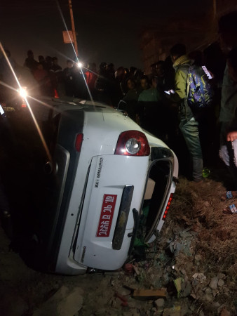 भक्तपुरको आदर्शमा दुर्घटना (थप फोटो तल छ)