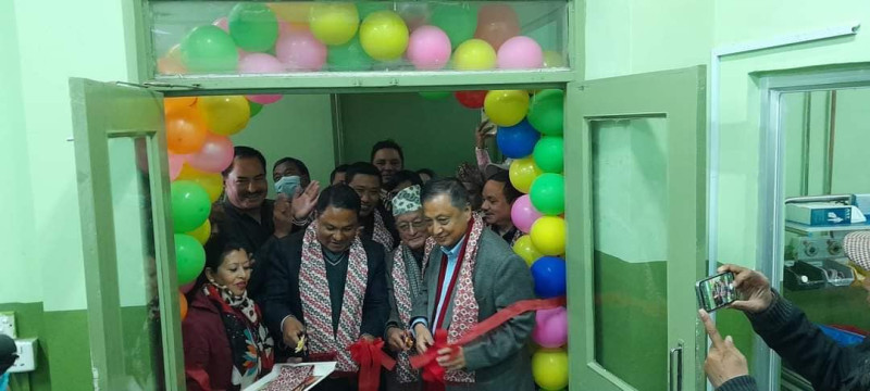 काेरिया मैत्री अस्पताल मध्यपुर थिमिमा डाईलायसिस सेवा शुरू गर्ने